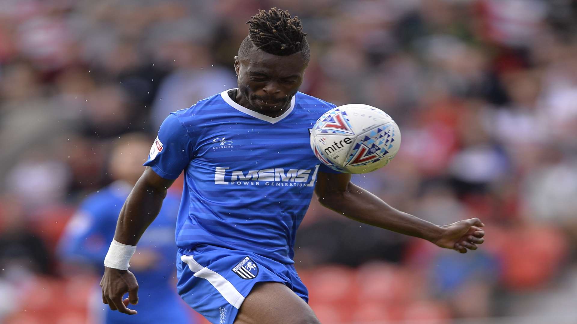 Gabriel Zakuani on his Gills debut at Doncaster in August 2017. Picture: Ady Kerry