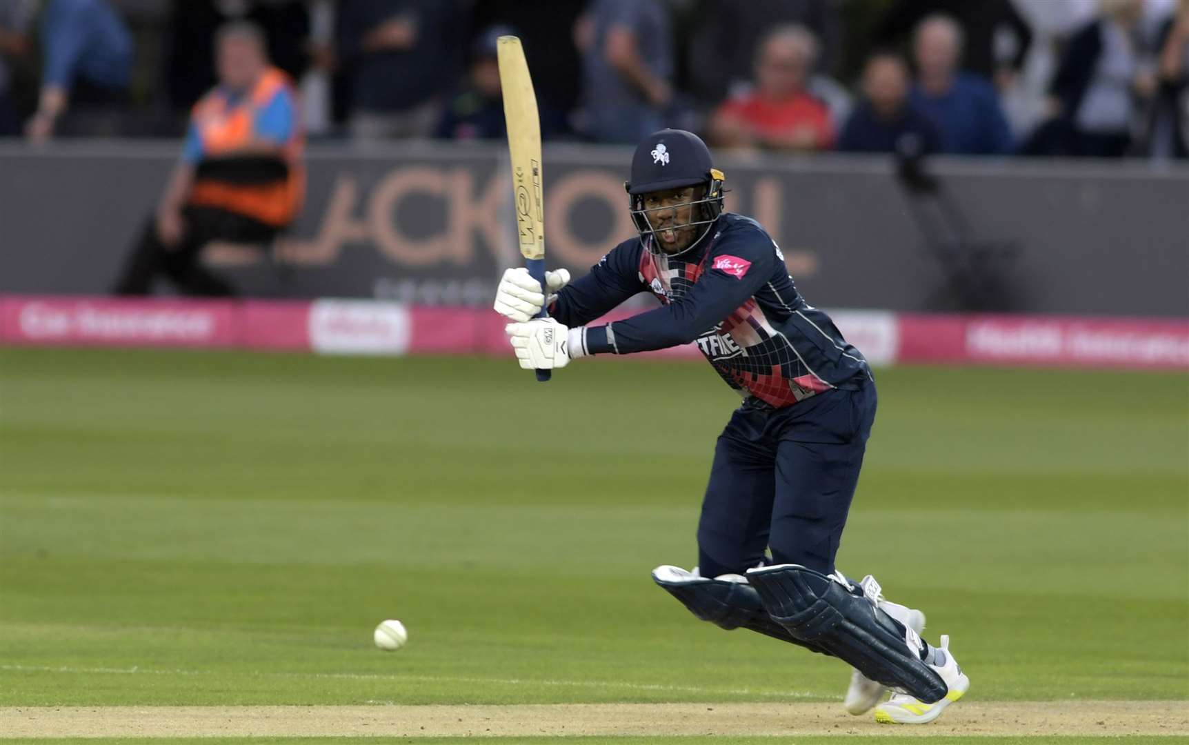 Daniel Bell-Drummond scored 53 before he was run out. Picture: Barry Goodwin (50663575)
