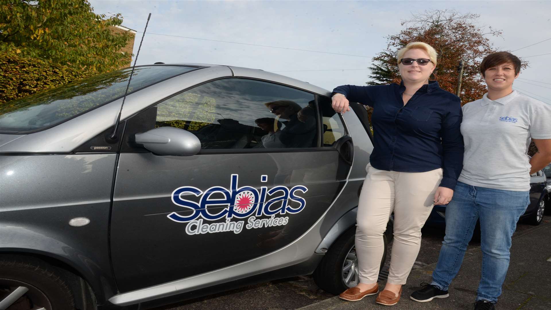 Vicky and Katy Ludlow at Sebias Cleaning Services in White Avenue, Northfleet