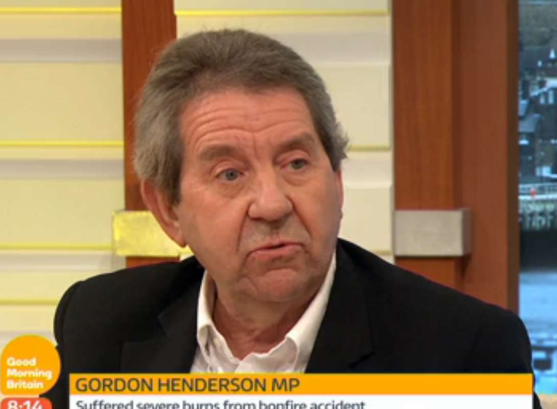 MP Gordon Henderson appeared on Good Morning Britain this morning. Credit: ITV