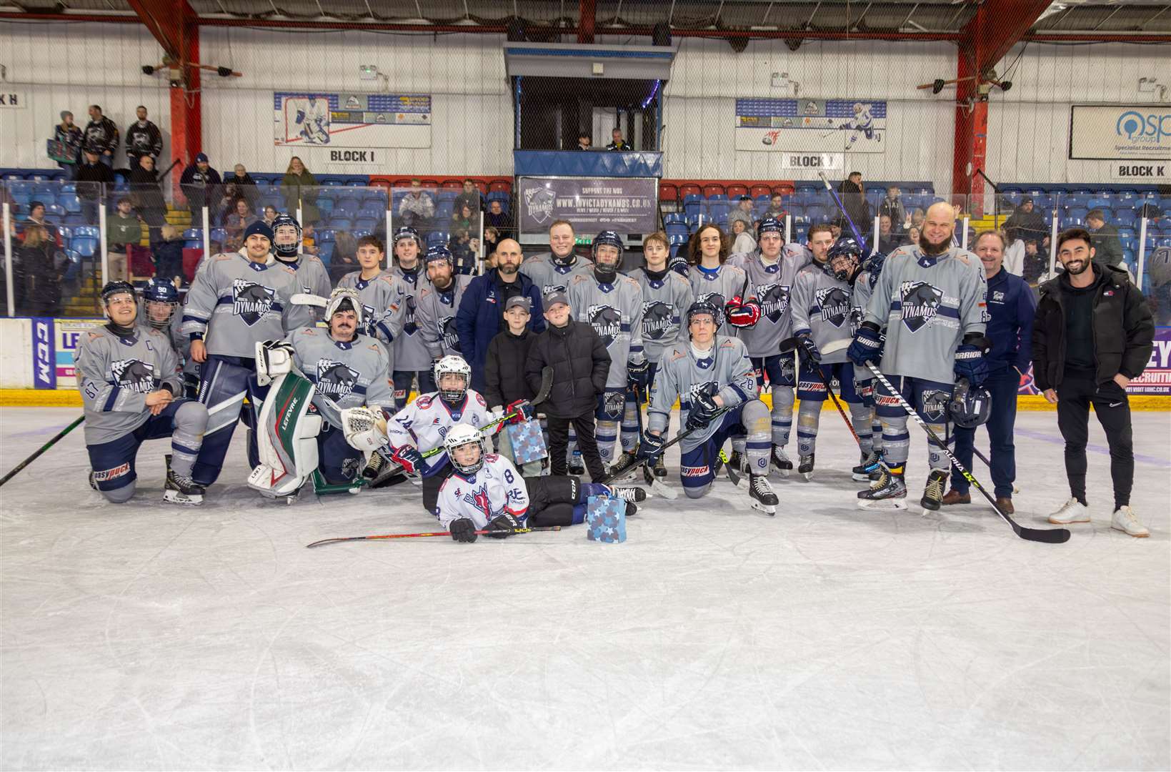 Invicta Dynamos line up after facing Milton Keynes Thunder last time out Picture: David Trevallion