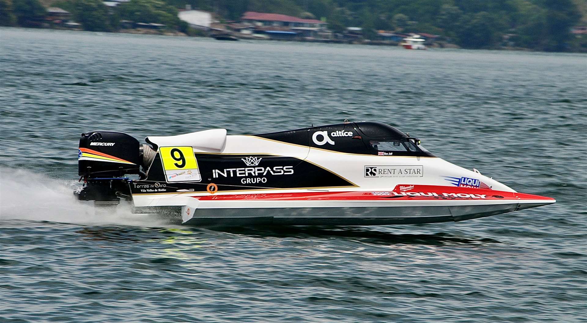 Maidstone's Ben Jelf in action on the waters of Lake Toba. Picture: Jelf Racing