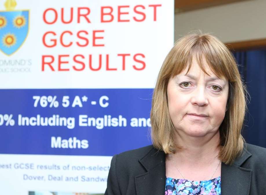 Head teacher Catrina Hamilton - Ofsted say the school is improving