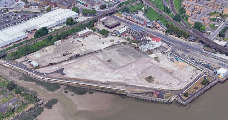 How the former Strood Civic Site looks today. Picture: Google