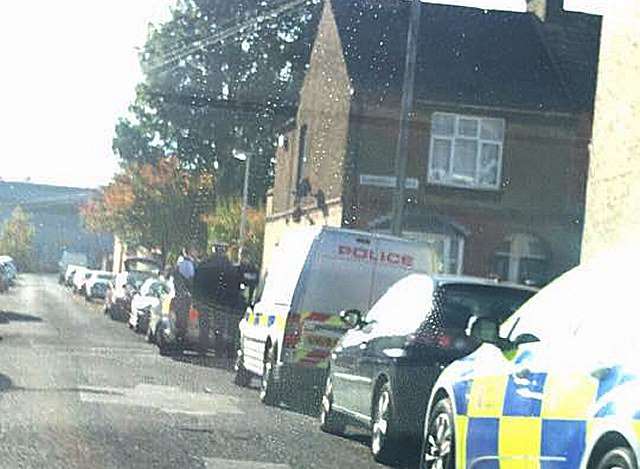 Police at the scene in Gillingham. Picture: Demi Bainbridge