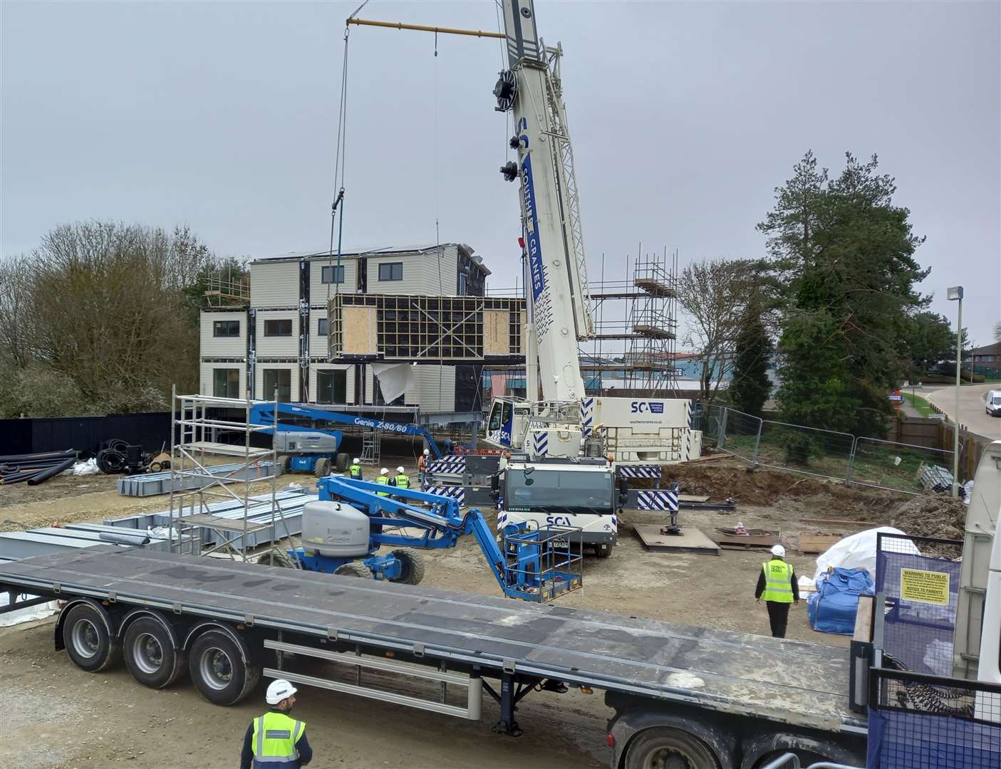 The site for the new homes at Henwood, Ashford. Picture: Ashford Borough Council