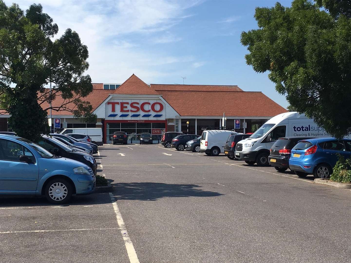 The attack happened in the car park of Tesco (3299204)
