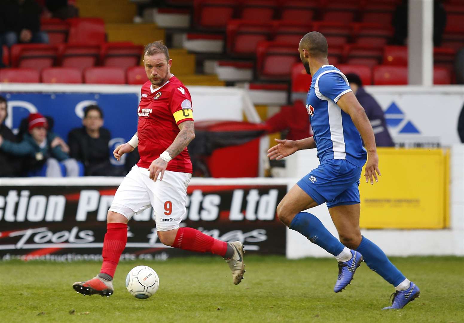 Danny Kedwell has been at Ebbsfleet for four-and-a-half years Picture: Andy Jones