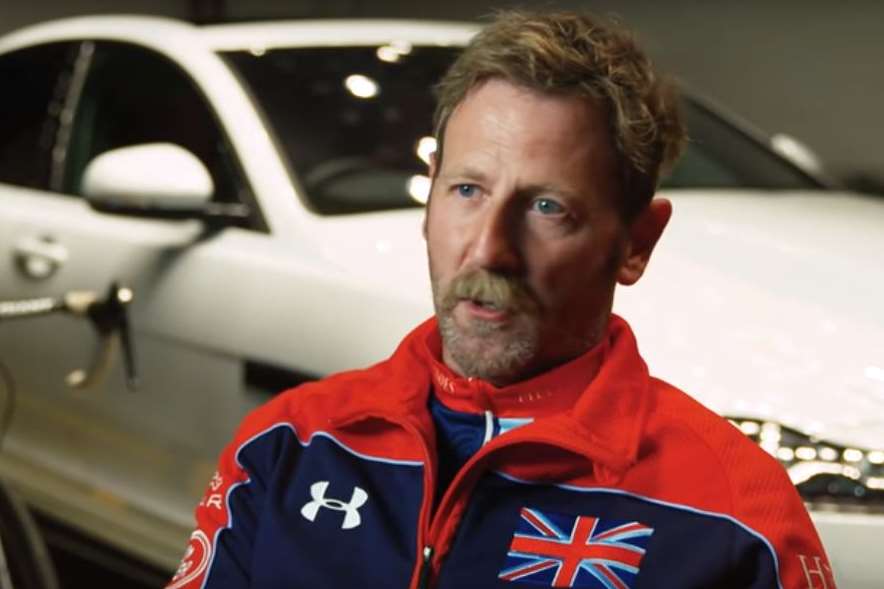 Former army warrant officer Darran Challis is taking on the Invictus Games. Picture: Jaguar Land Rover