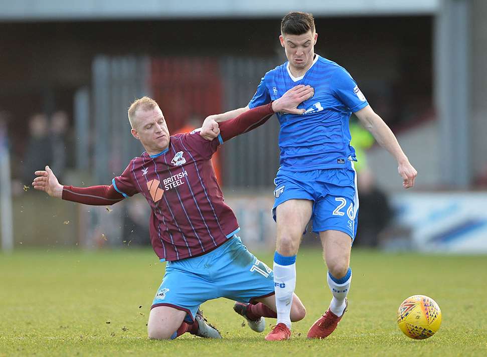 New signing Callum Reilly in action Picture: Ady Kerry