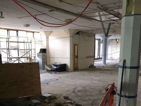A new cafe and offices will fill this space