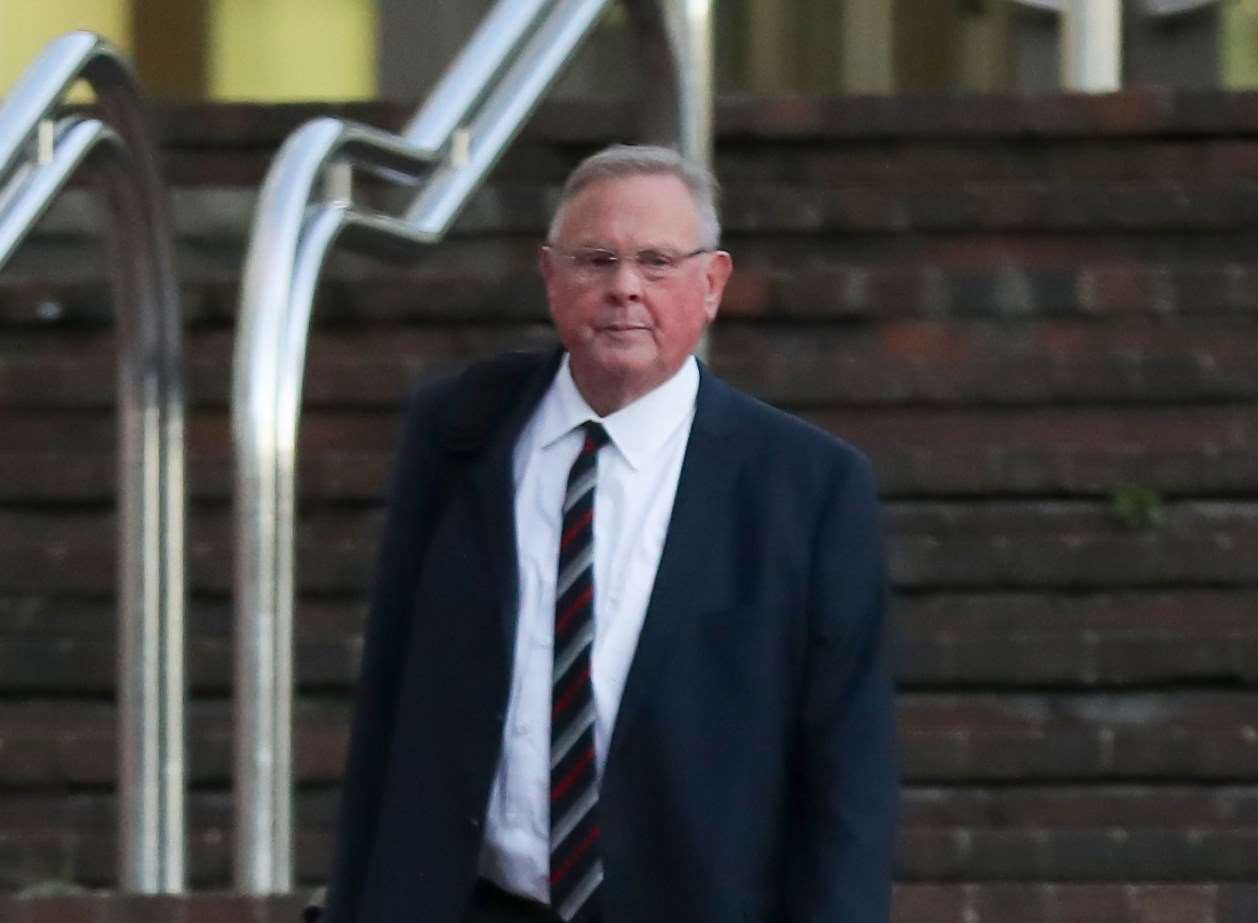 Paul Bushell leaving Maidstone Crown Court, picture IKMPixs.