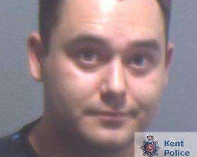 Jordan Ryder has been jailed. Picture: Kent Police. (4473800)