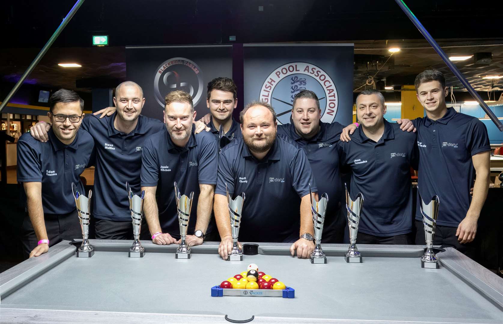 The JPL1 team, from Jordans Bar in Rainham, who are the English Pool Association's Champion of Champions 2023 Picture: Paul Wyatt / English Pool Association