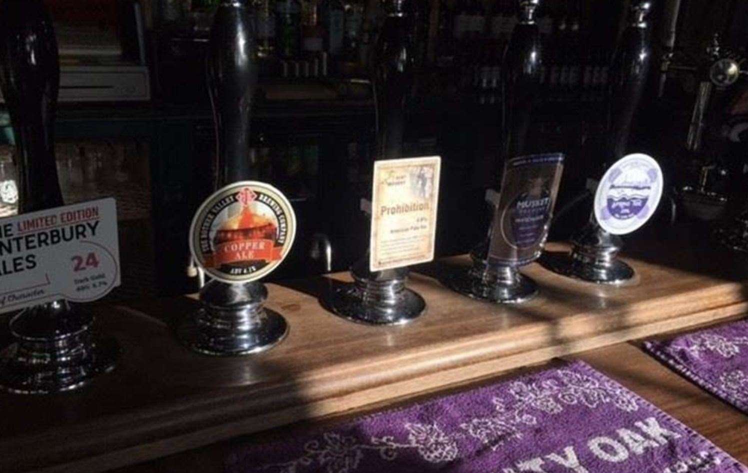 The Elephant pub in Faversham has a wide variety of beers on tap – but no Shepherd Neame offerings