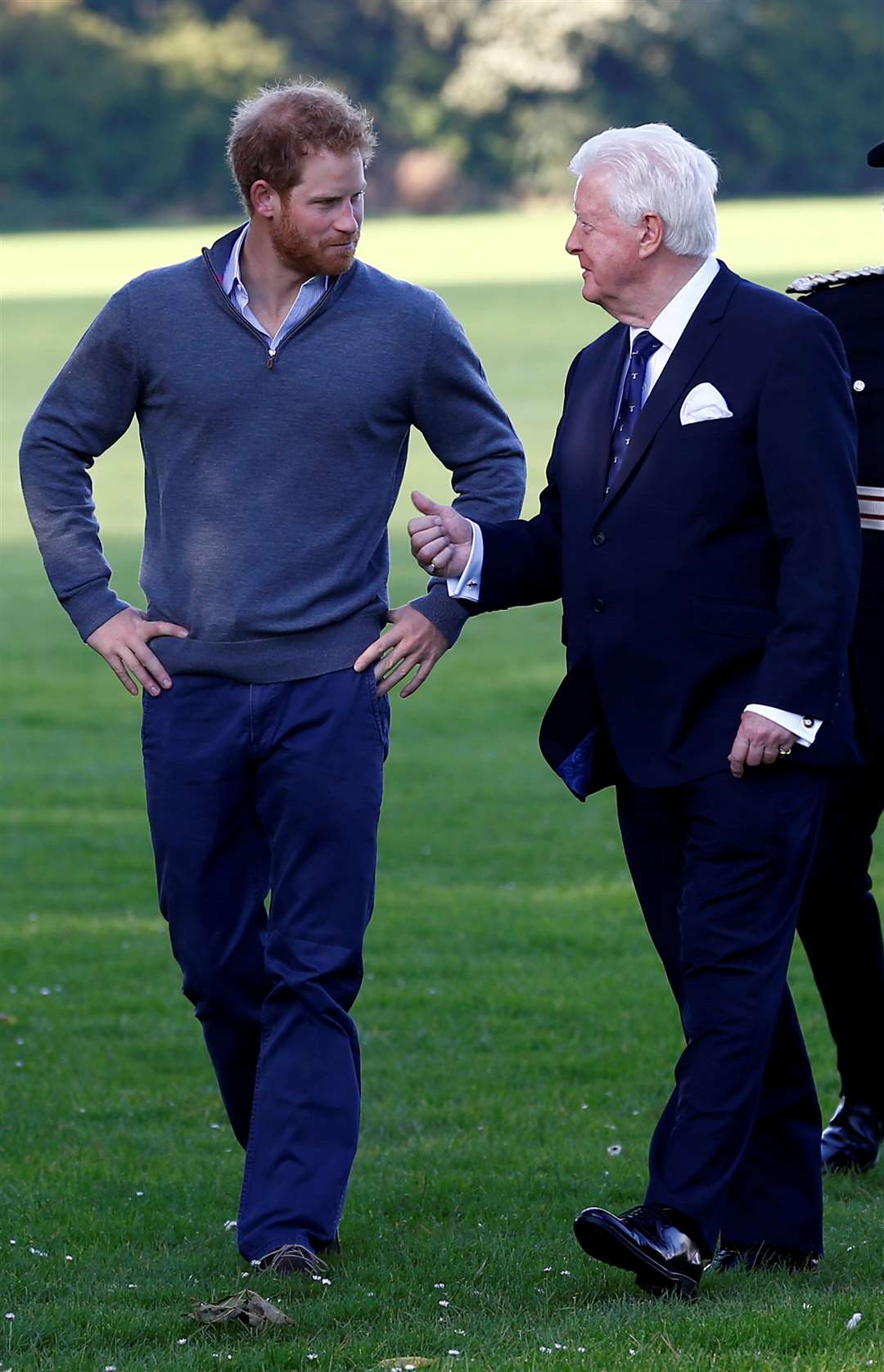 Prince Harry and Chris Russell