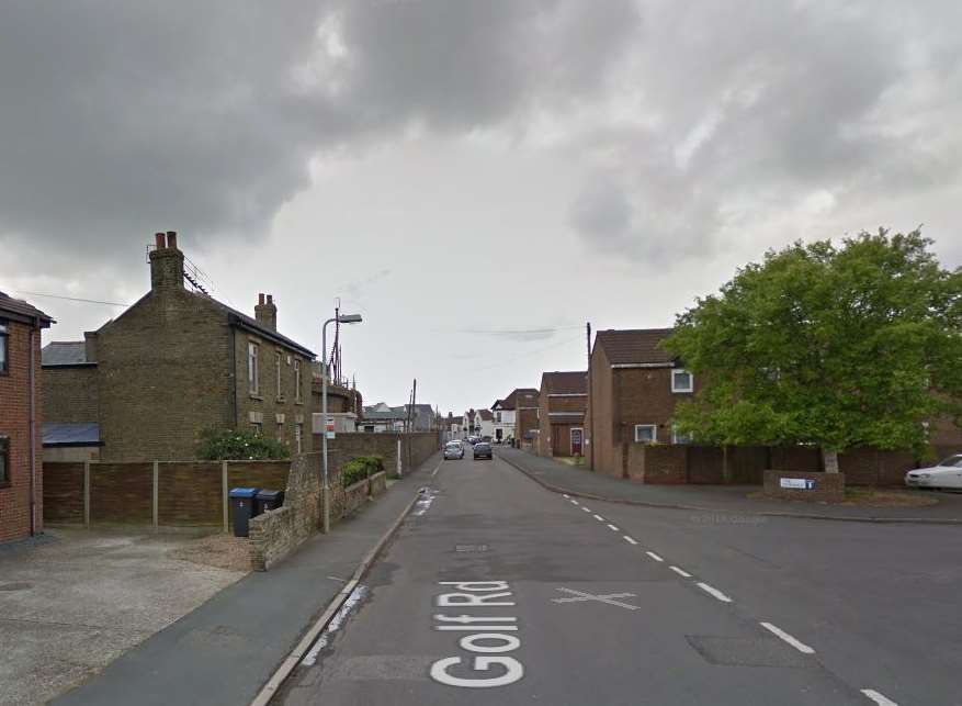 Golf Road in Deal. Google Maps image