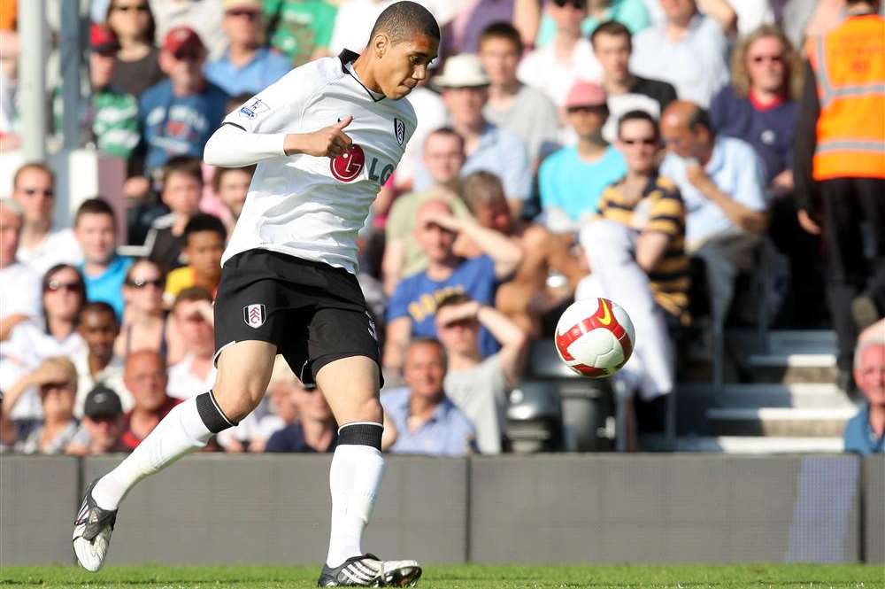 Ex-Maidstone defender Chris Smalling playing for Fulham. Picture: Matthew Impey/EMPICS Sport