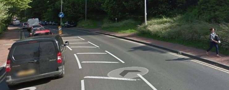 Officers were on patrol in an unmarked police car in London Road, Tunbridge Wells, when they spotted the drug deal Picture: Google Street View