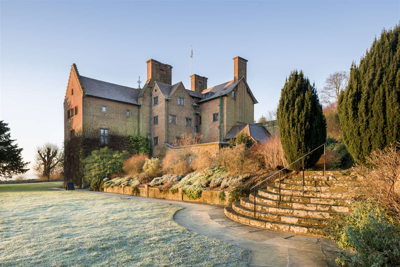 The gardens at Chartwell in January. Picture: National Trust Images/Andrew Butler