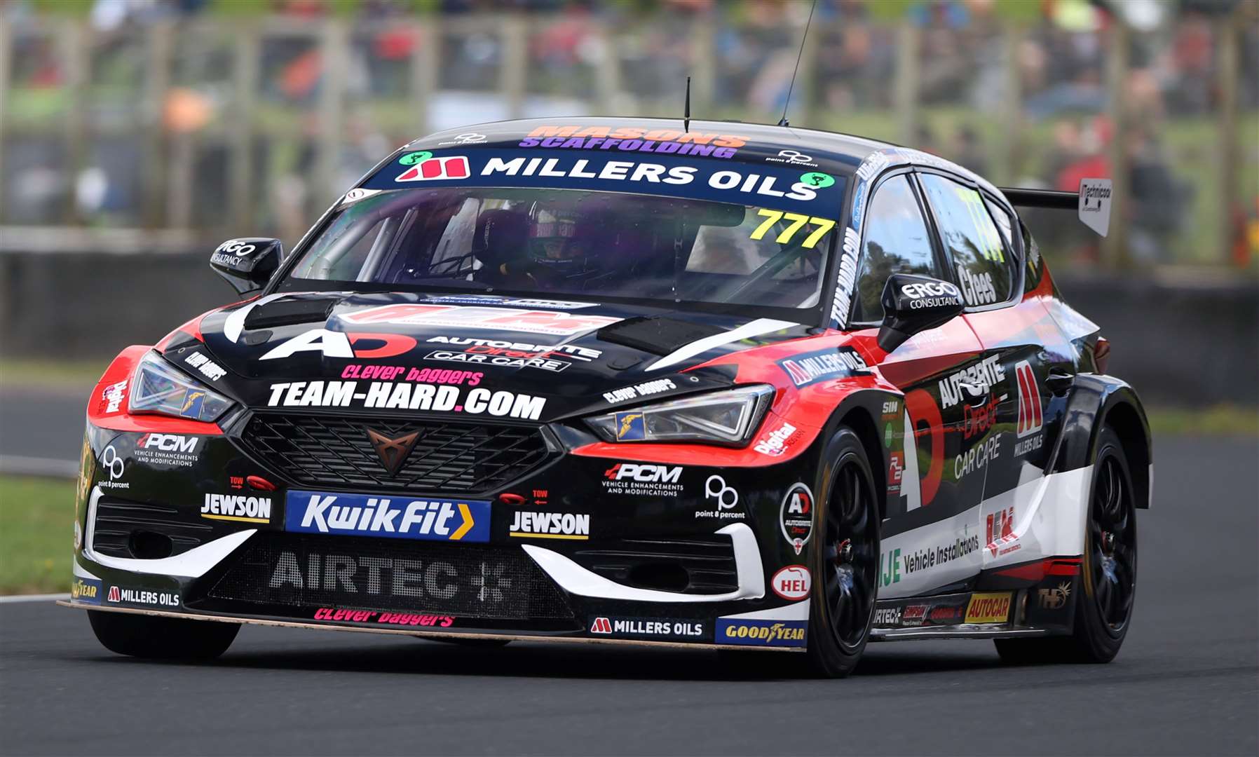 Michael Crees' best finish at Croft was 11th. Picture: BTCC