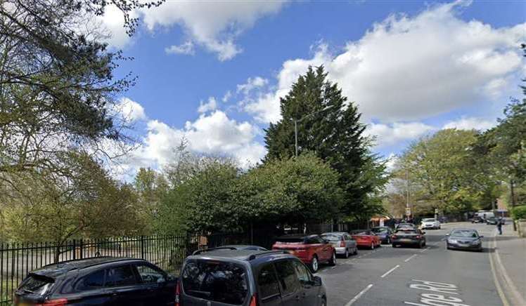 The incident reportedly happened in Clare Park in Tonbridge Road, Maidstone. Picture: Google
