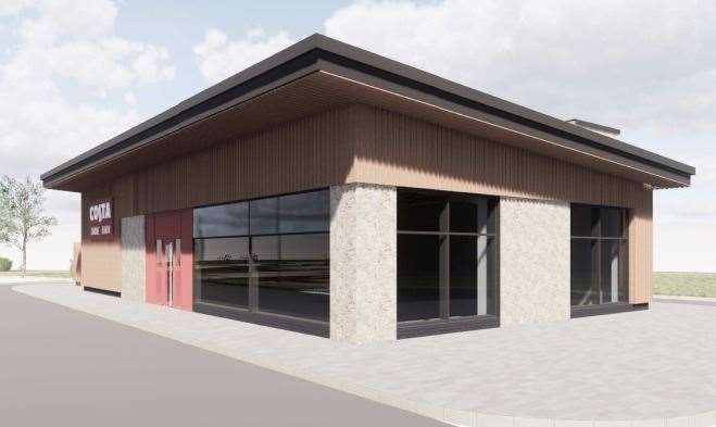 A Costa Coffee drive-thru is set to be part of the plan
