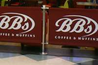 The BB's Coffee and Muffins store has now reopened. Stock image