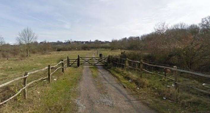 The entrance to the orchard site near Goudhurst from Smiths Lane. Picture: Google Street View