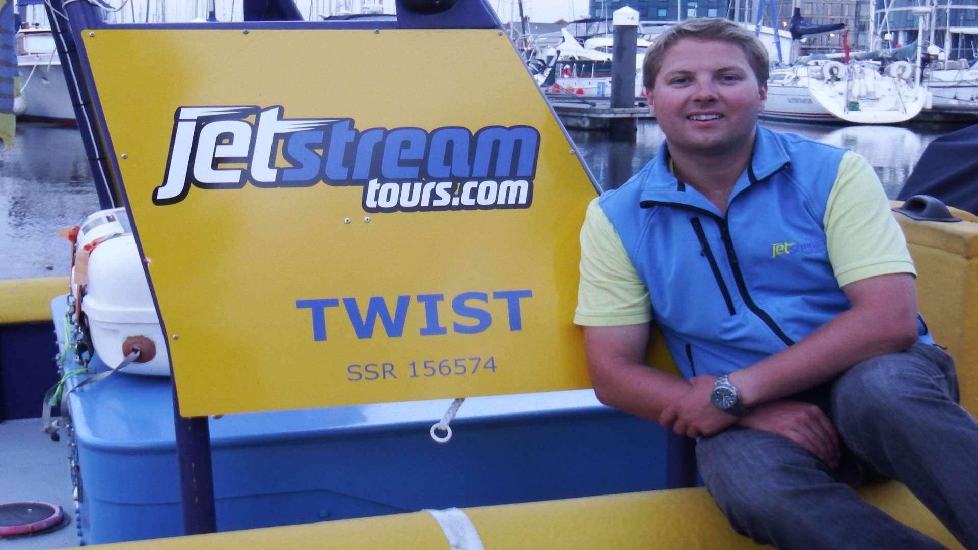 Richard Bain of Jet Stream Tours s looking to open up a river taxi service on the Medway