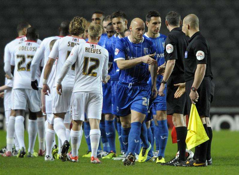 Adam Barrett was the Gills captain before being replaced by Doug Loft Picture: Barry Goodwin