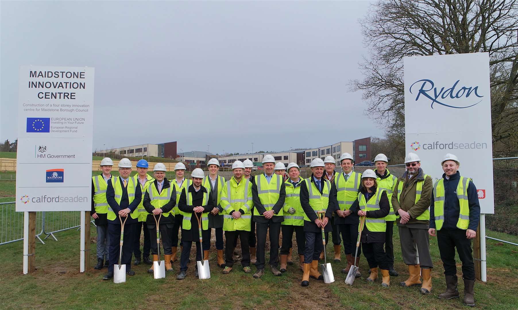 A ground breaking ceremony took place at the Maidstone Innovation Centre this week