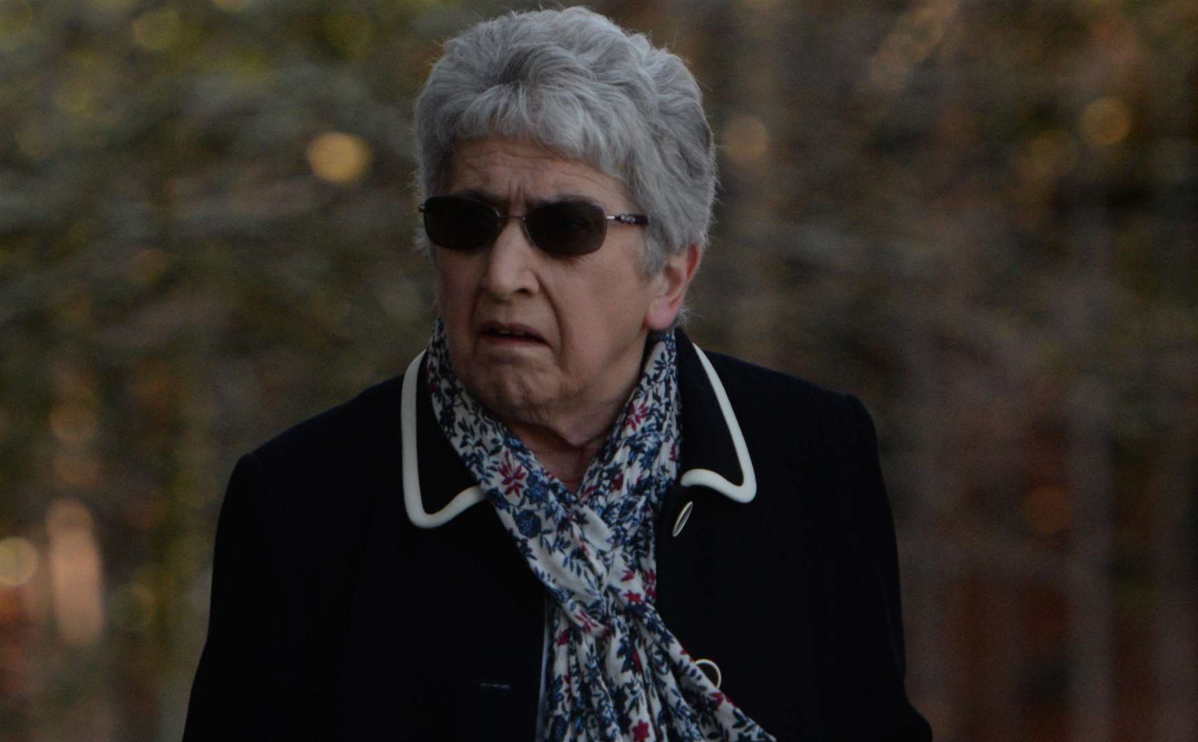 Patricia Hume arriving at Canterbury Crown Court