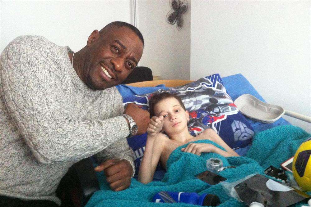Reece was paid by a visit by Pirates of the Caribbean actor Winston Ellis.