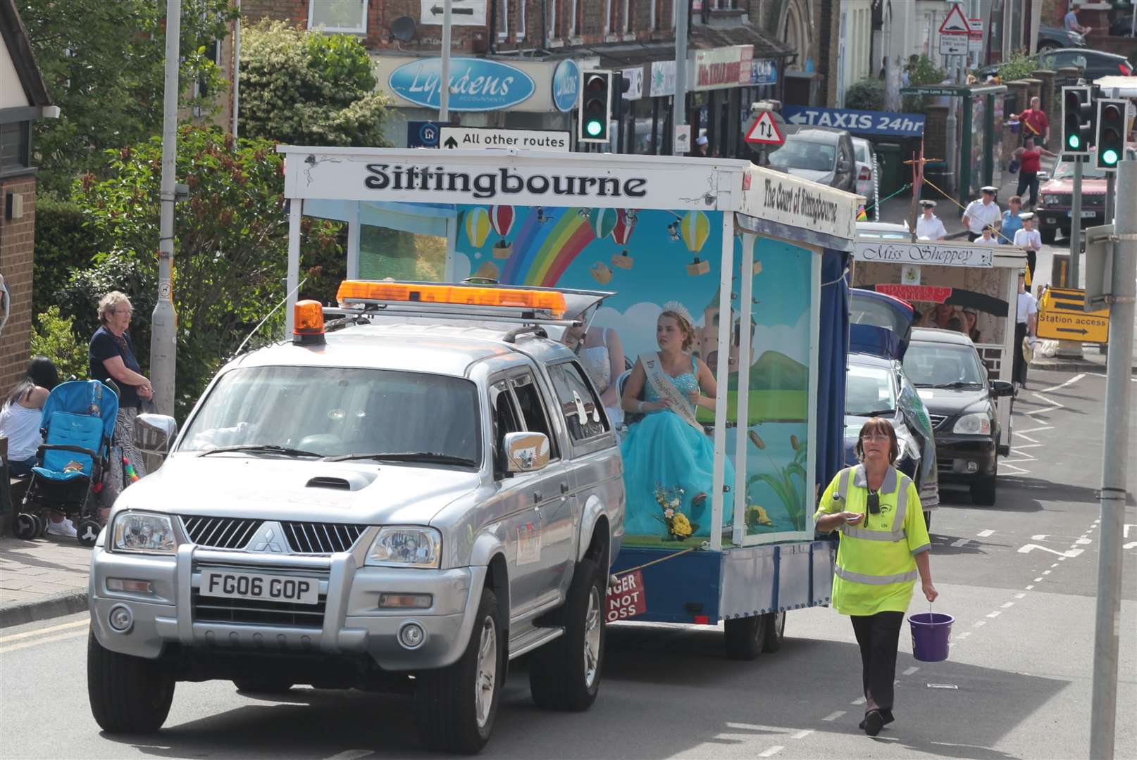 Flashback... the Sittingbourne Carnival Court float during a previous event