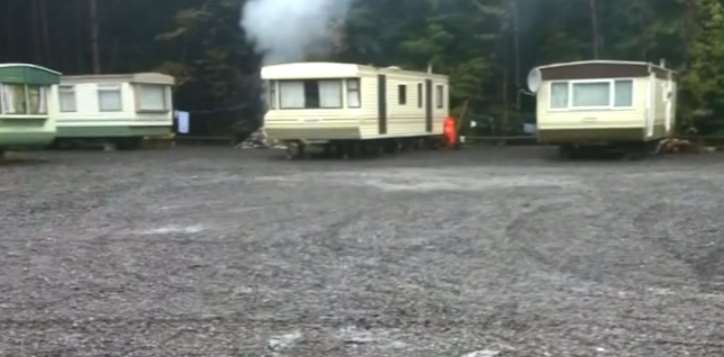 One couple told film makers their caravan smelled like a corpse