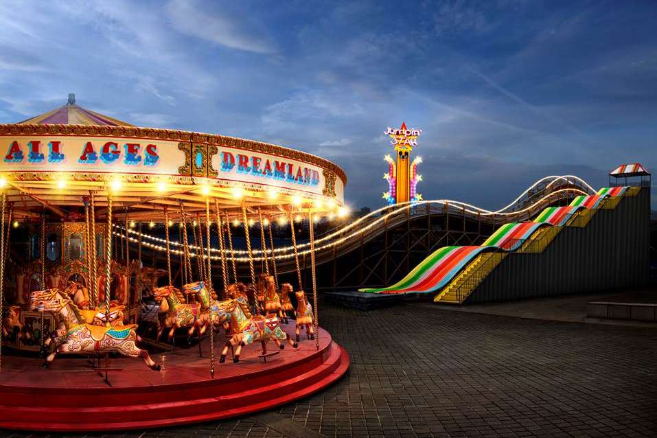 This image of Dreamland in Margate will appear in tube stations across London. Picture: Visit Kent