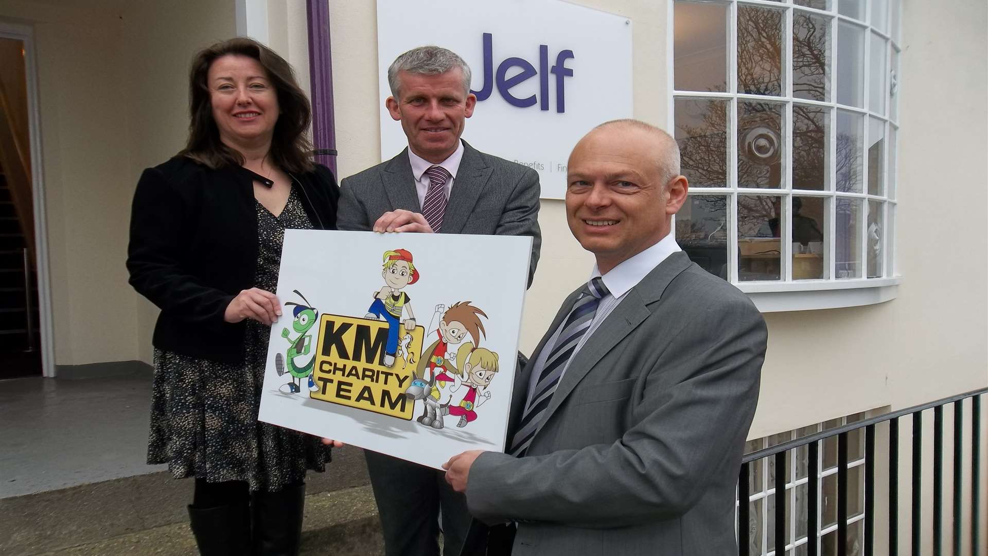 Jane Lawrence, John Cox and Gareth Roberts of Jelf Insurance Brokers are to support the annual KM Charity Team Forum being staged to brief the charitable sector in Kent on the professional services available to assist their work