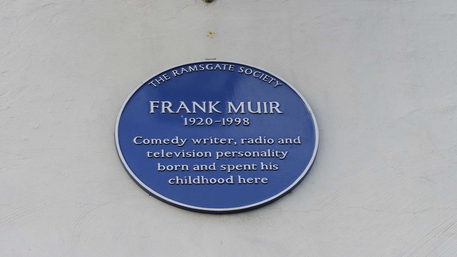 Frank Muir, Margate Road, Ramsgate