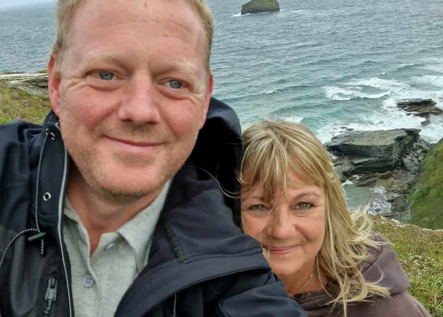 Sharon Larcombe has paid tribute to her husband Scott Reeve who died after a crash on the A228 Ashton Way near West Malling railway station on Sunday. Picture: Family