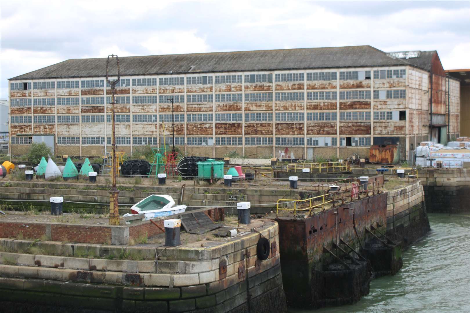 The historic Boat Store in Sheerness Docks. Its cast iron frame was the forerunner of today's skyscrapers. Picture: Clive Holden (55165222)