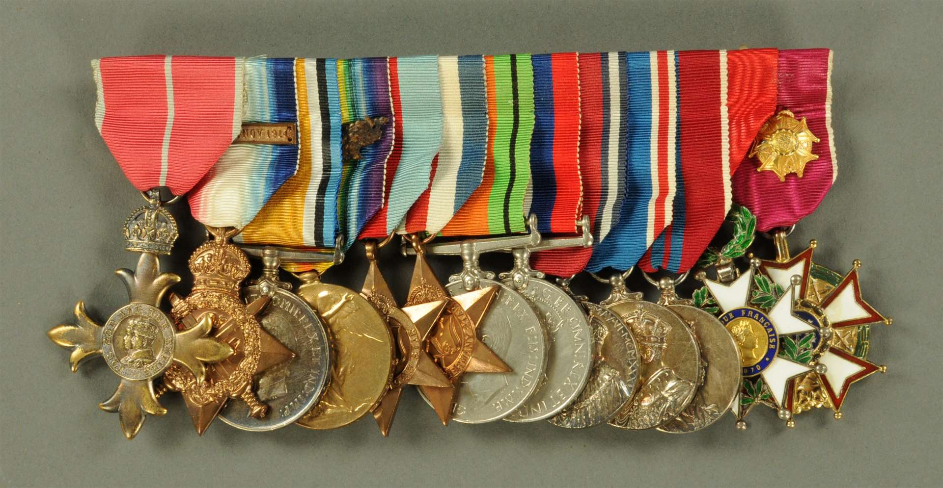 Colonel Vassal Steer-Webster's medals will be at the Gillingham museum. Picture: Royal Engineers Museum