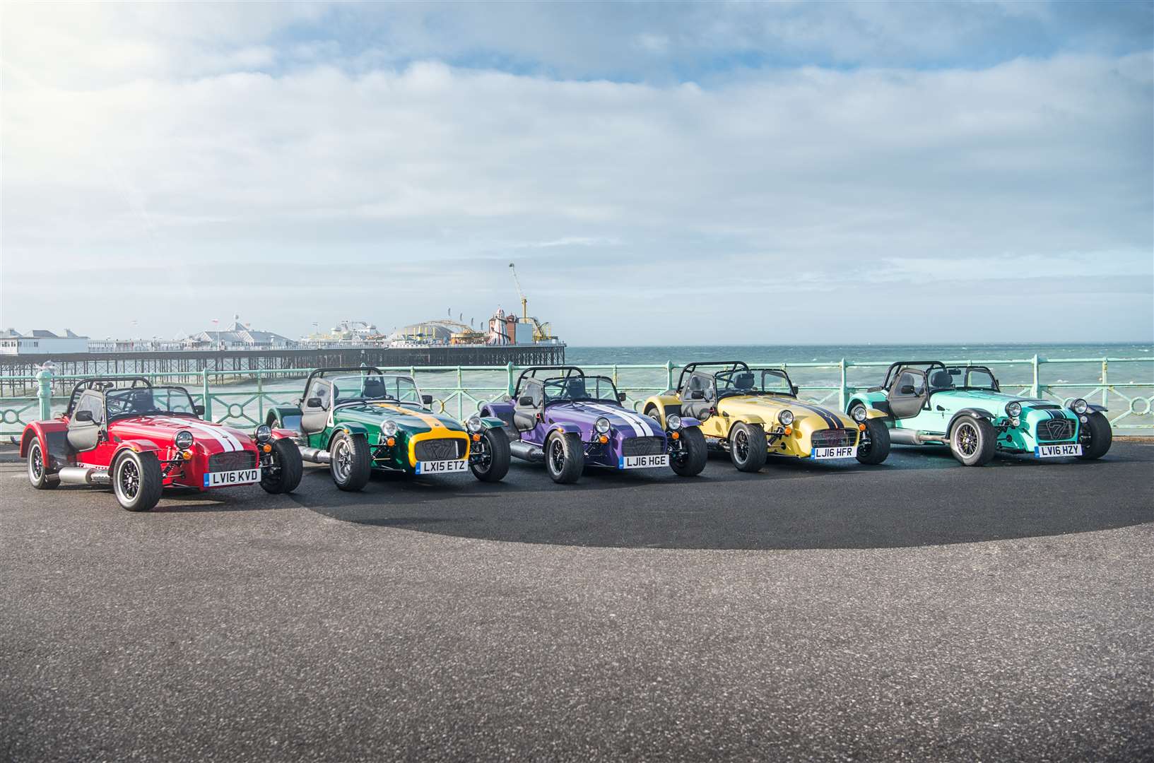 The Caterham Seven range goes from the Seven 160 powered by a 600cc turbocharged three-cylinder engine to the 620R, which uses a supercharged 2.0-litre Ford engine and can hit 60mph in 2.79 seconds – around the same as the famous, and far more expensive, Bugatti Veyron