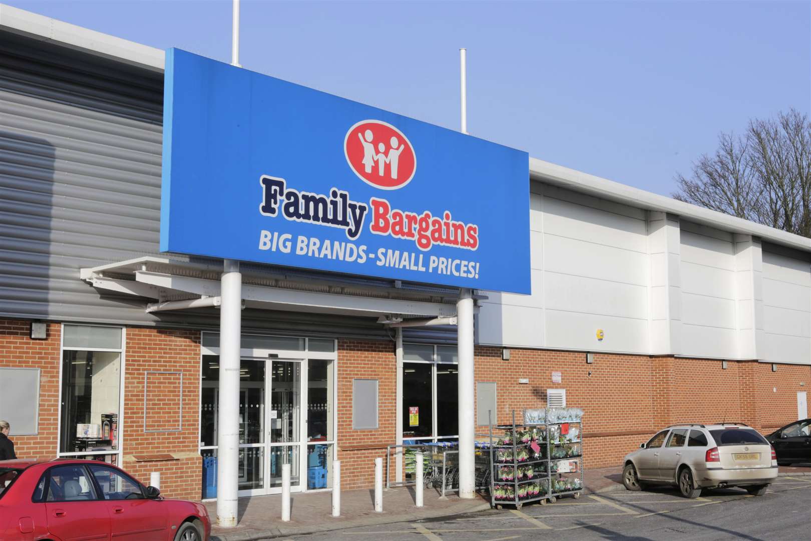 The toddler fell at the Family Bargains store in Maidstone