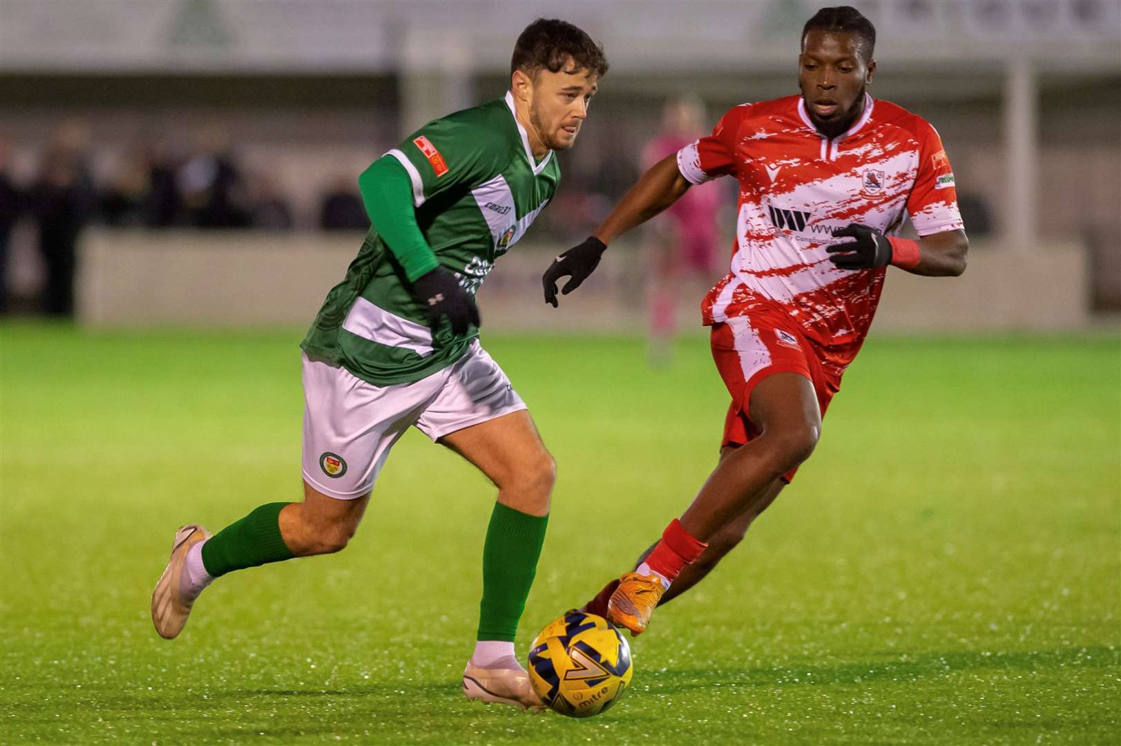 Danny Parish in action for Ashford United before his switch to Sittingbourne Picture: Ian Scammell