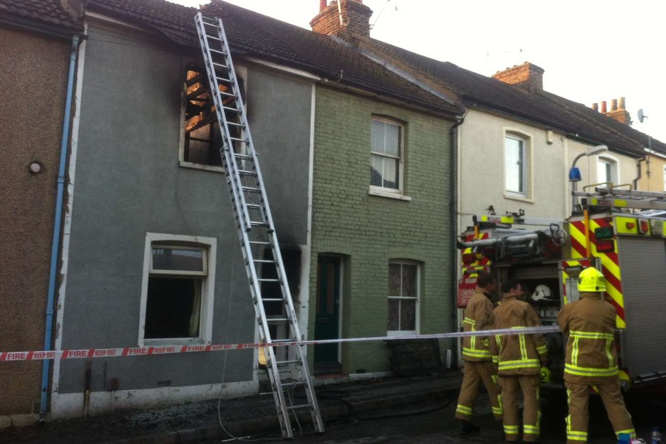 Firefighters tackled the chimney blaze. Stock picture