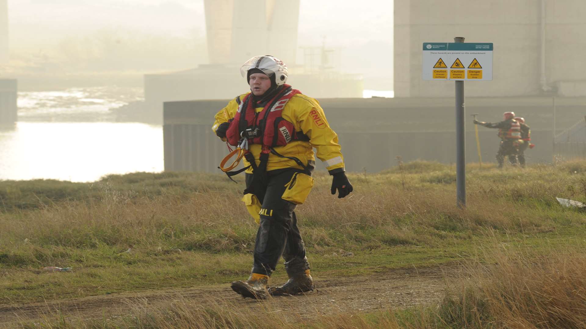 Emergency services search the River Medway