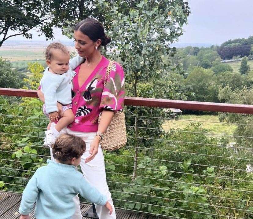 TOWIE star Lucy Mecklenburgh recently enjoyed a family day out in Hythe. Photo: @lucymeck1/Instagram