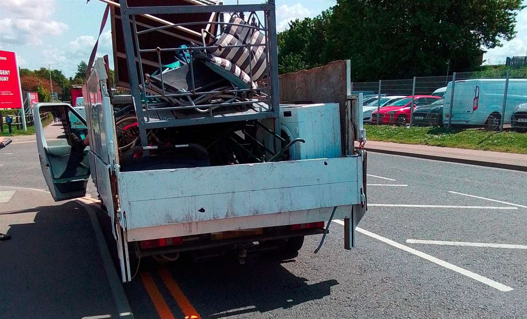 Mat Jackson was stopped by officers in Eurolink Way, Sittingbourne. Picture: Swale council