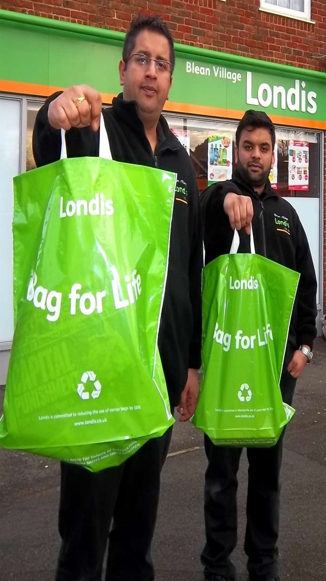 Bintesh Amin (left) and Pinal Amin (right) of Blean Londis are providing goody bags for the Canterbury Big Charity Quiz on Friday, April 24.